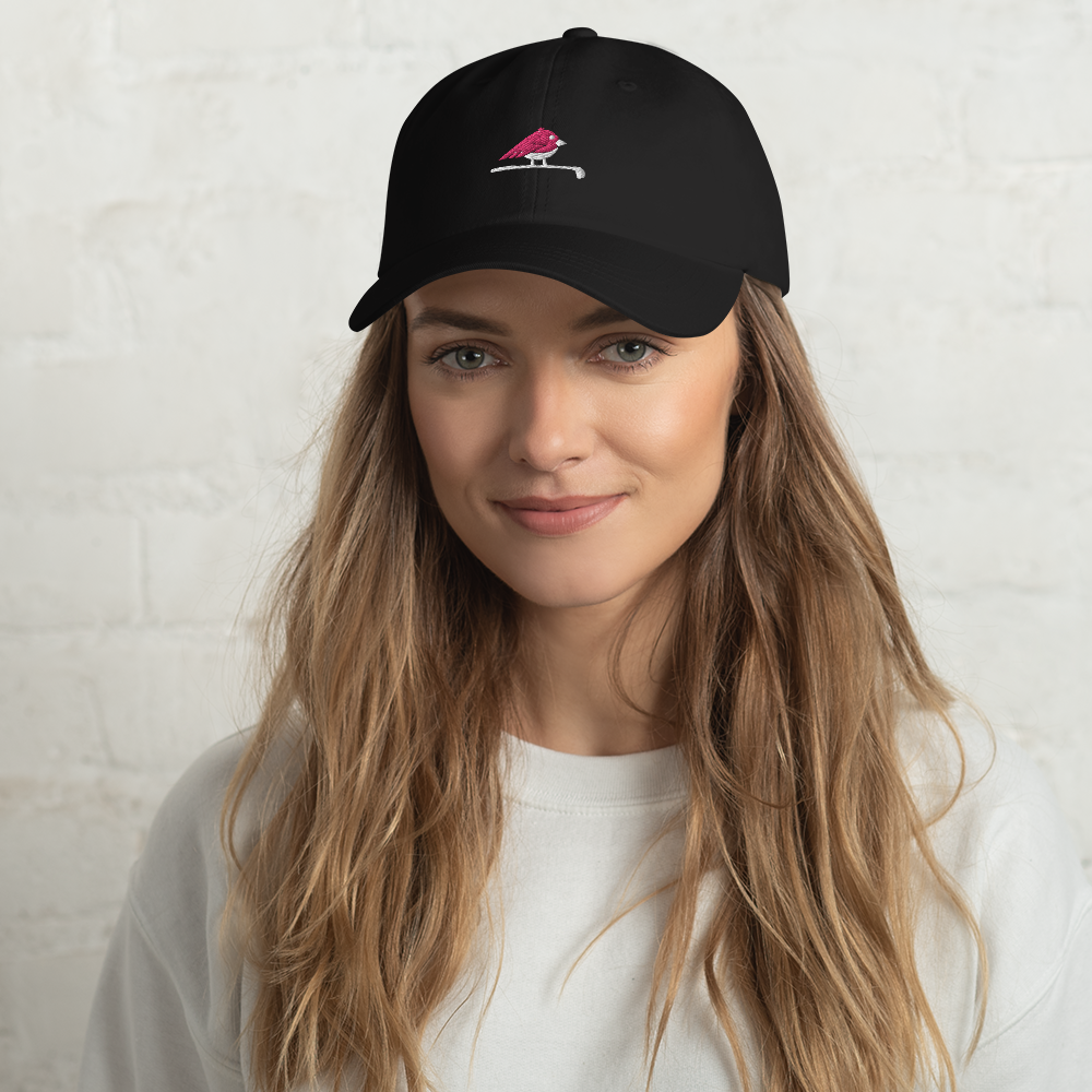 Dad Hat - Pink Logo