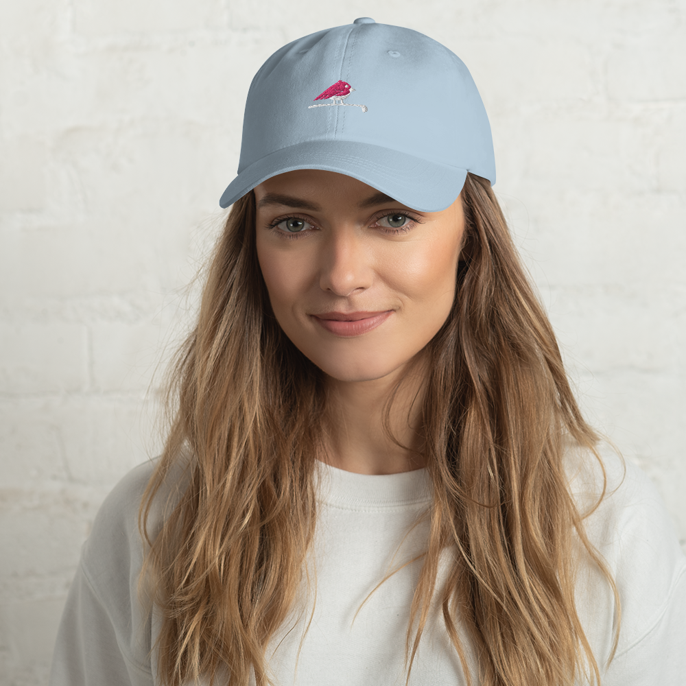 Dad Hat - Pink Logo