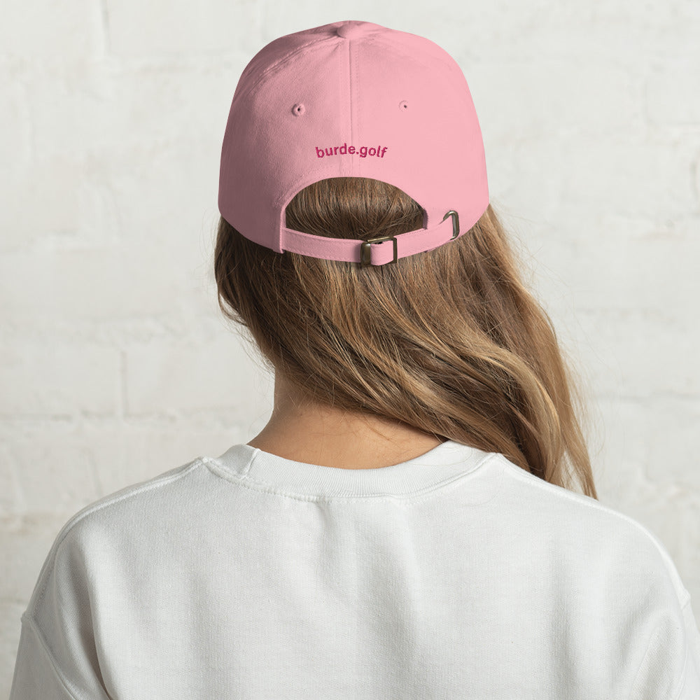 Dad Hat - Pink Logo