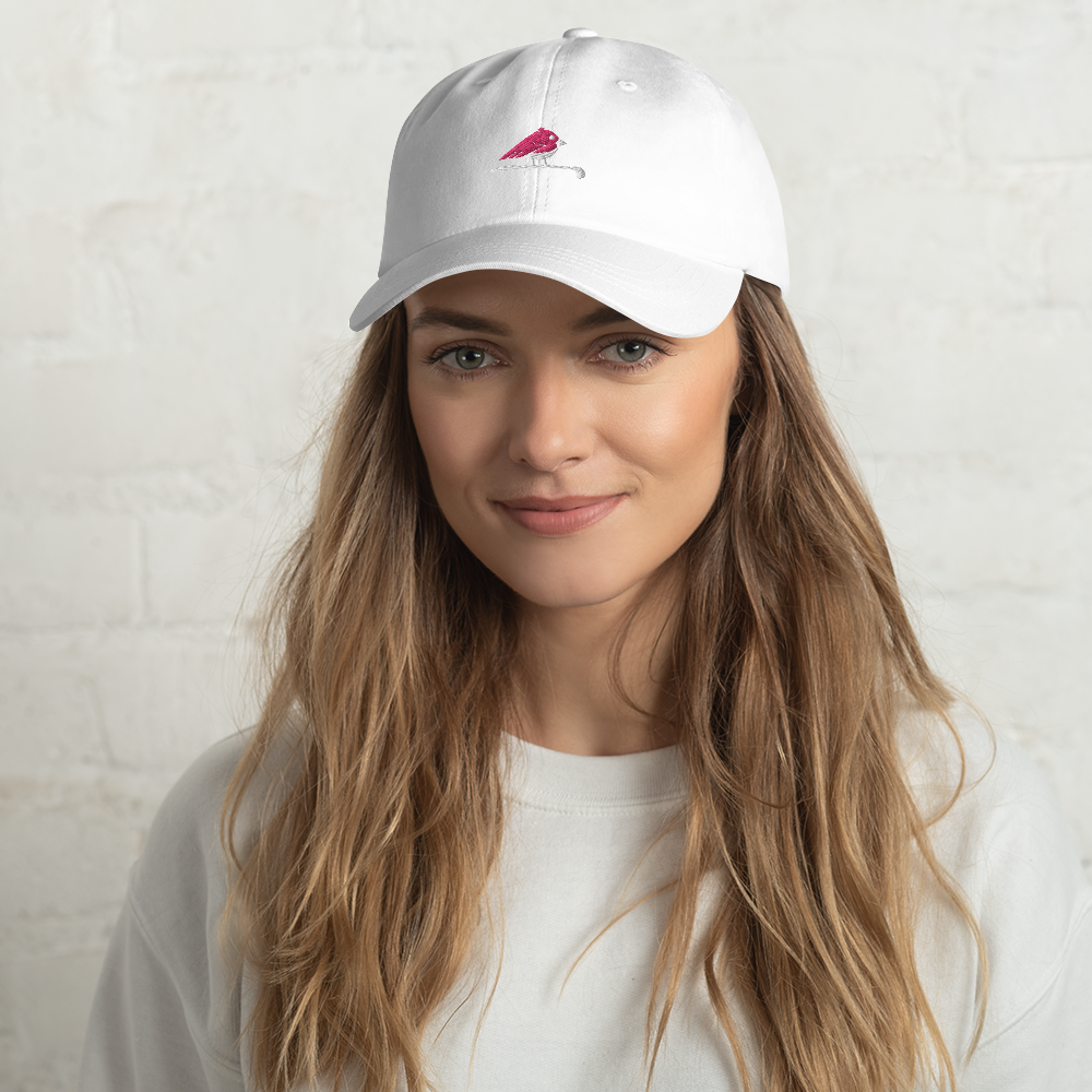 Dad Hat - Pink Logo